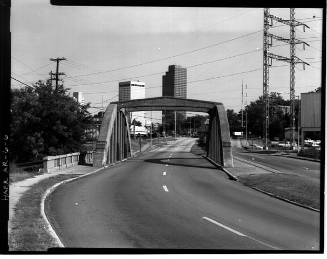 AR-6 General view of bridge, looking southeast